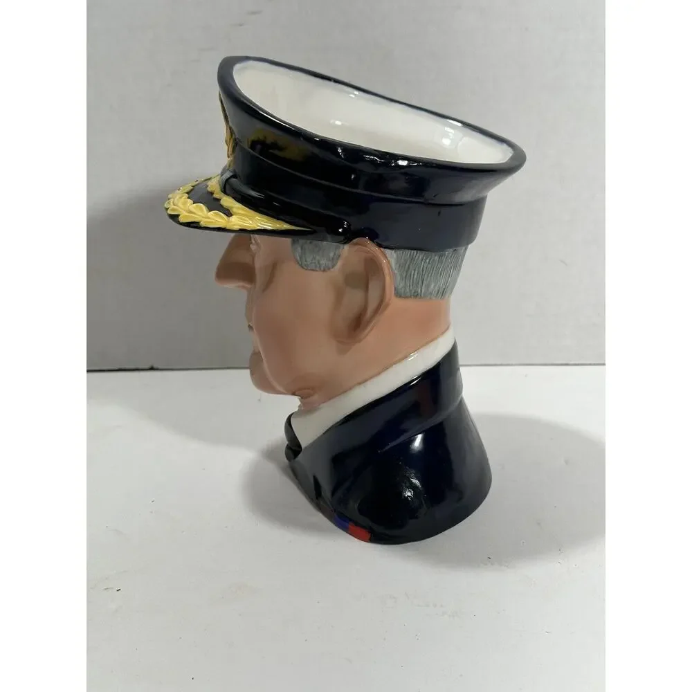 Maritime Trust 1984 The Franklin Porcelain ADMIRAL LORD CUNNINGHAM Mug NO Handle